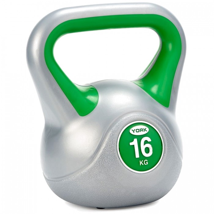 Гиря 16 кг YORK Vinyl Kettlebell 10008