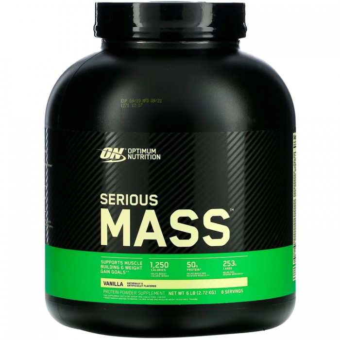 Гейнер Optimum Nutrition SERIOUS MASS VANILLA 6LB 1114108