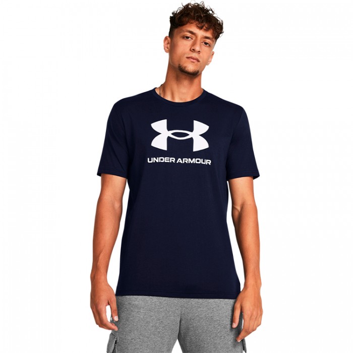 Футболка Under Armour UA SPORTSTYLE LOGO UPDATE SS 1382911-408
