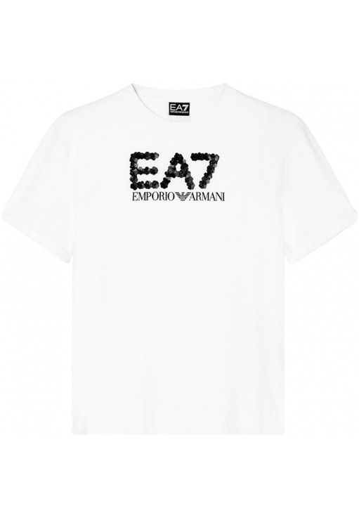 Футболка EA7 EMPORIO ARMANI TRAIN LOGO SERIES W TEE CRYSTA