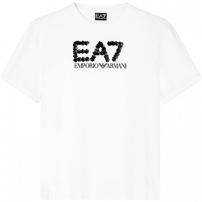 Tricou EA7 EMPORIO ARMANI TRAIN LOGO SERIES W TEE CRYSTA 7W000540-AF12957-U0008 - 2 Tricou EA7 EMPORIO ARMANI TRAIN LOGO SERIES W TEE CRYSTA 7W000540-AF12957-U0008 - 2