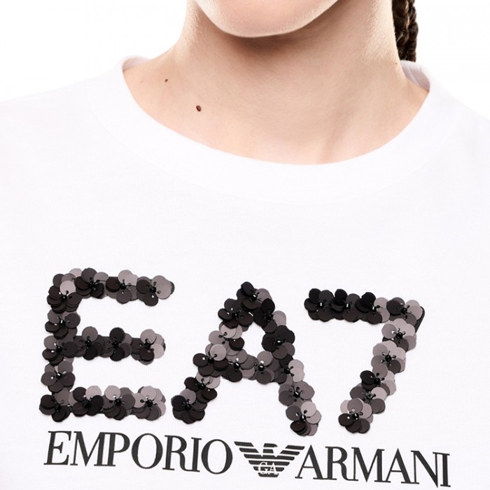 Tricou EA7 EMPORIO ARMANI TRAIN LOGO SERIES W TEE CRYSTA 7W000540-AF12957-U0008 - 3 Tricou EA7 EMPORIO ARMANI TRAIN LOGO SERIES W TEE CRYSTA 7W000540-AF12957-U0008 - 3