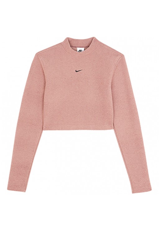 Hanorac Nike W NSW PHNX PLSH LS CROP TOP