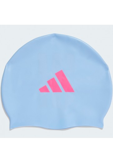 Силиконовая шапочка для плавания Adidas 3-STRIPES
