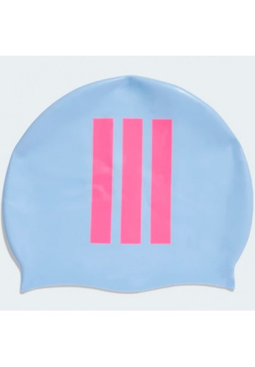 Силиконовая шапочка для плавания Adidas 3-STRIPES