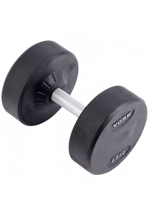 Гантель 25 кг YORK Pro-Style Rubber Dumbbell