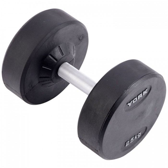 Гантель 25 кг YORK Pro-Style Rubber Dumbbell 26709