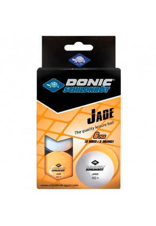 Набор мячей для настольного тенниса 6шт Donic Jade ball 40+