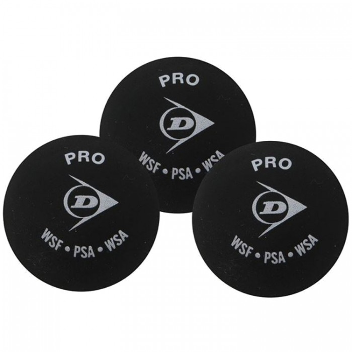 Набор мячей для сквоша 3 шт Dunlop Pro 2 dots 3B 700109 - 2