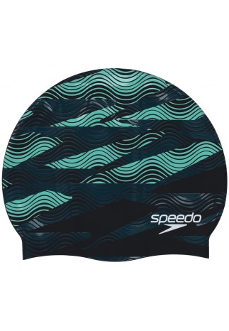 Casca de inot silicon Speedo SLOGAN PRT CAP AU/AF/AM