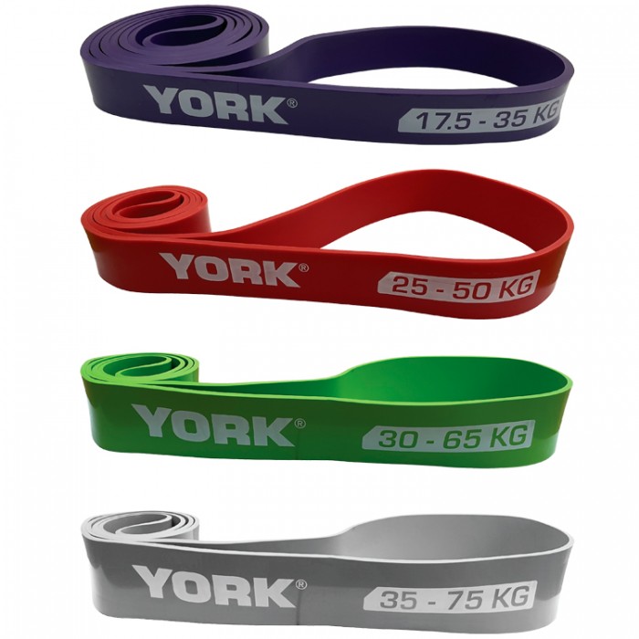 Набор эластичных лент YORK Resistance Band Power Set-4 80509