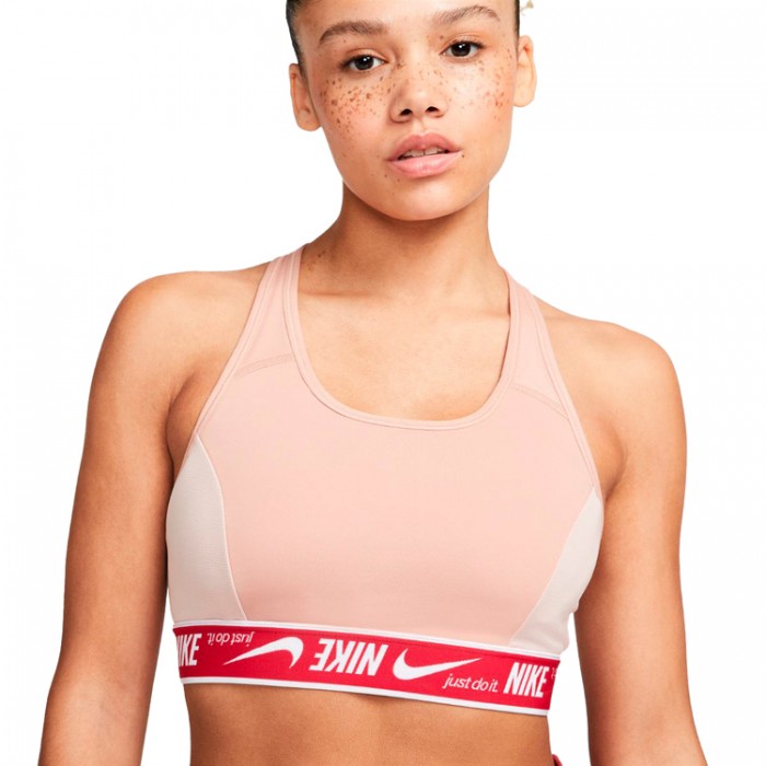 Спортивное бра Nike W NK DF SWSH LOGO BRA DM0562-609 - изображение №5