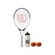 Set paleta + 2 mingi + sticla p/u tenis Wilson ROLAND GARROS ELITE KIT 25 WR070310F