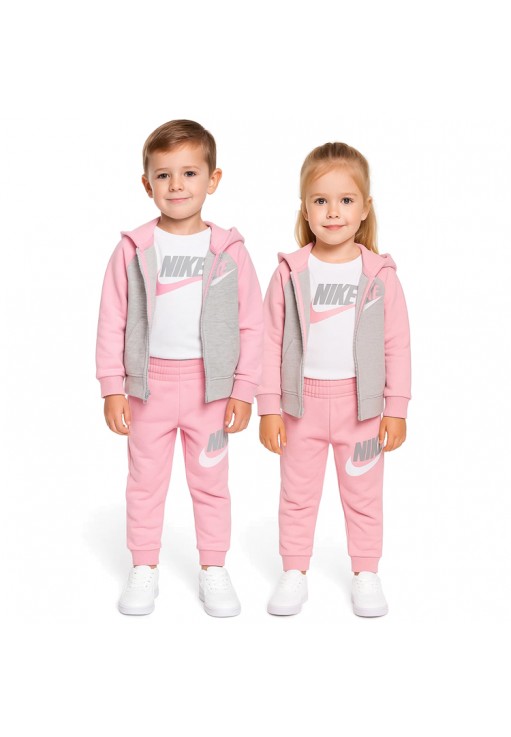 Costum Sportiv + tricou Nike NKN COLOR BLOCKED HBR JOGGER S