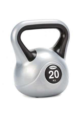 Greutate 20 kg YORK Vinyl Kettlebell