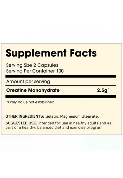 Creatin Optimum Nutrition Creatine 2500 Caps