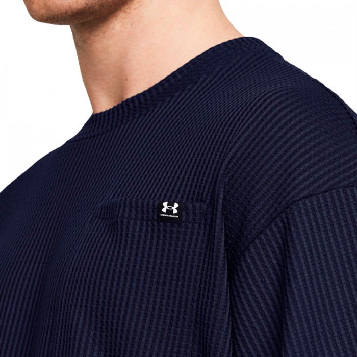 Tricou Under Armour UA Rival Waffle Crew 1383106-410 - 4