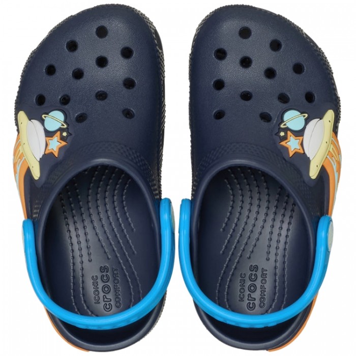 Slapi Crocs Classic UFO Lights Clog T 211623-410 - 4