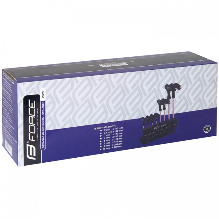 Ключи Force 8 T hex wrenches 89510 - 2