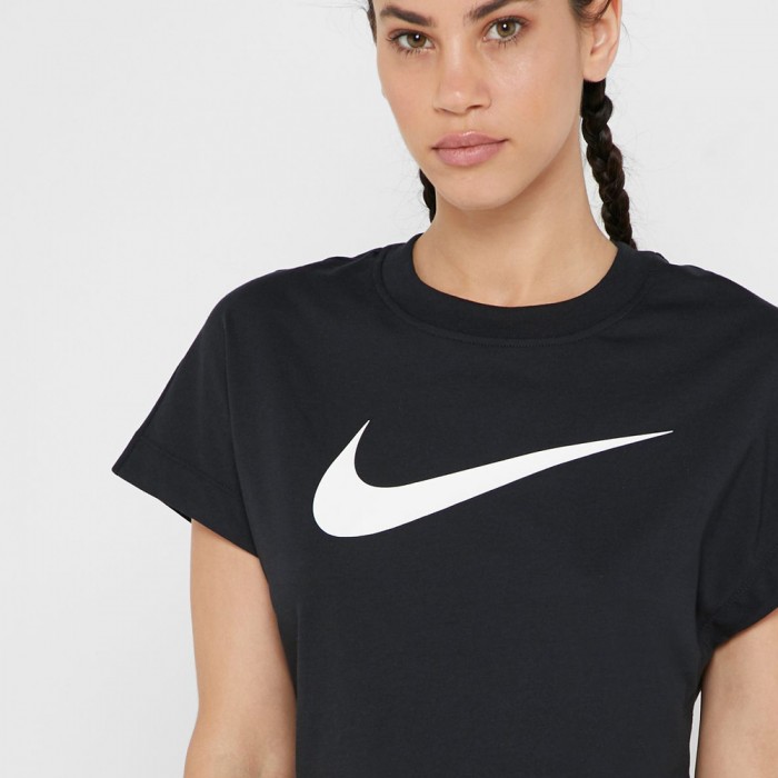 Tricou Nike W NSW SWSH TOP CROP SS AR3064-010 - 3
