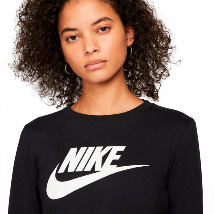 Толстовка Nike W NSW TEE ESSNTL LS ICON FTRA BV6171-010 - 4