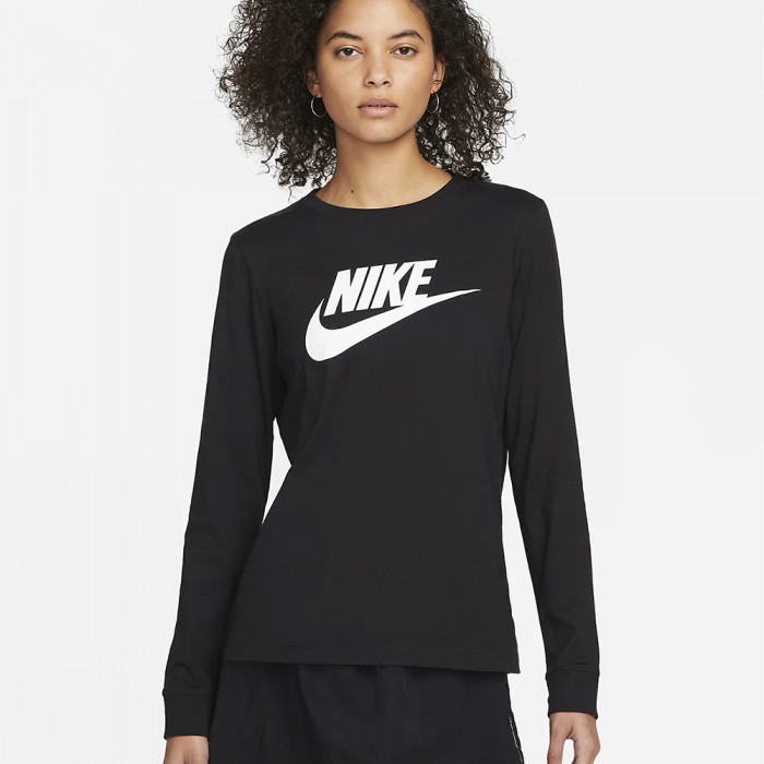 Толстовка Nike W NSW TEE ESSNTL LS ICON FTRA BV6171-010 - 6