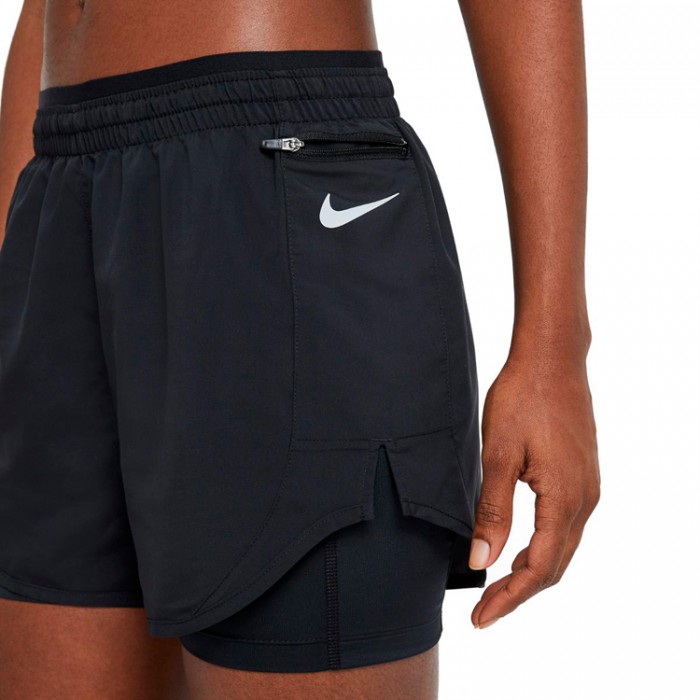 Шорты Nike W NK TEMPO LUXE 2IN1 SHORT CZ9574-010 - изображение №4