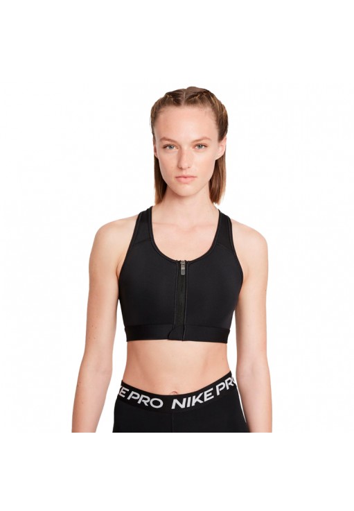 Bra sportive Nike W NK DF SWSH ZIP FRONT BRA