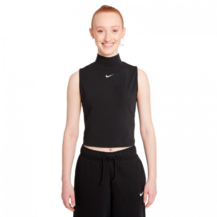 Майка Nike W NSW ESSNTL MOCK SL TOP DD5880-010