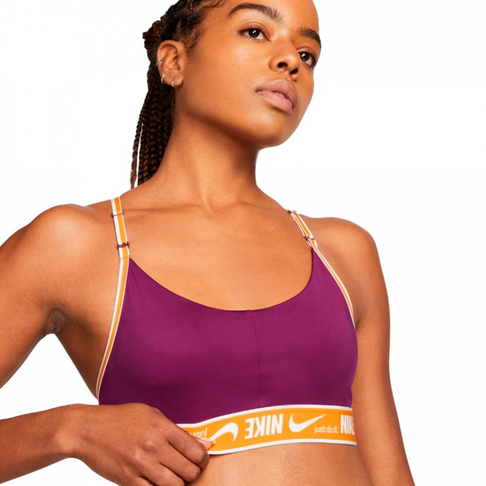 Bra sportive Nike W NK DF INDY LOGO BRA DM0560-610 - imagine №5