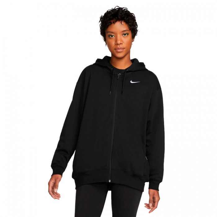Толстовка Nike W NSW JRSY OS FZ HOODIE DM6415-010