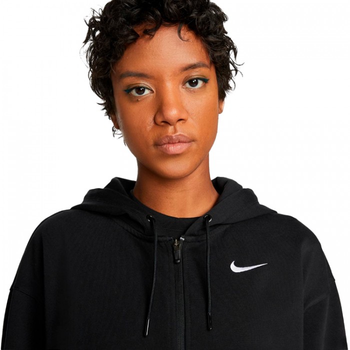 Толстовка Nike W NSW JRSY OS FZ HOODIE DM6415-010 - 2