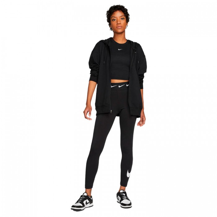 Толстовка Nike W NSW JRSY OS FZ HOODIE DM6415-010 - 6