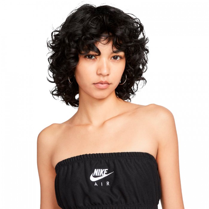 Спортивное бра Nike W NSW AIR PIQUE TOP BANDEAU DM6460-010 - изображение №7