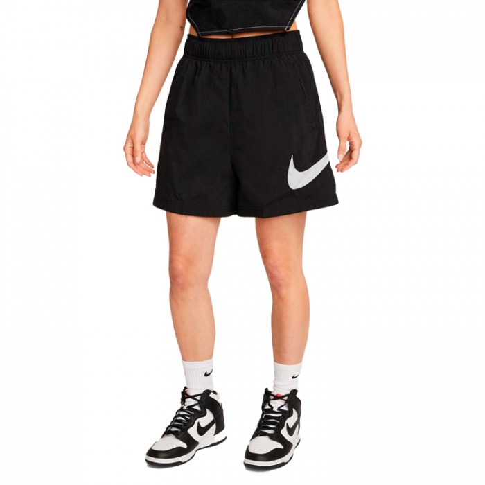 Шорты Nike W NSW ESSNTL WVN HR SHORT HBR DM6739-010 Шорты Nike W NSW ESSNTL WVN HR SHORT HBR DM6739-010