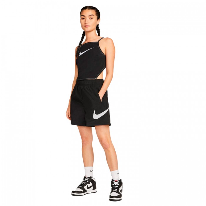 Шорты Nike W NSW ESSNTL WVN HR SHORT HBR DM6739-010 - 4 Шорты Nike W NSW ESSNTL WVN HR SHORT HBR DM6739-010 - 4
