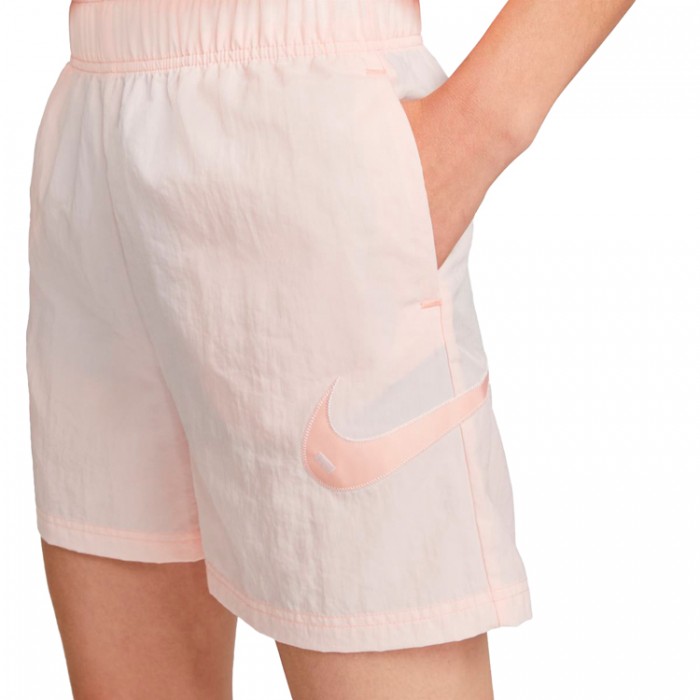 Шорты Nike W NSW SWSH WVN HR SHORT DM6752-610 - 4 Шорты Nike W NSW SWSH WVN HR SHORT DM6752-610 - 4