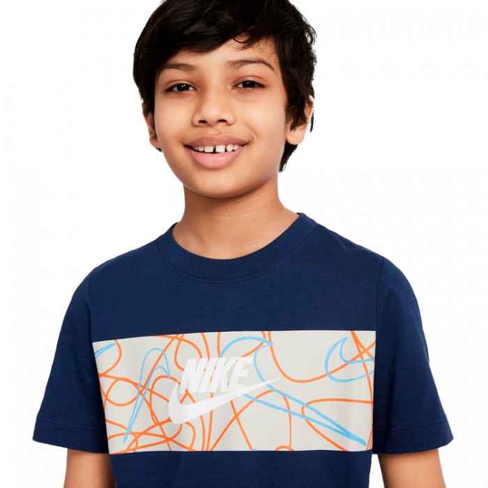 Футболка Nike B NSW FUTURA PANEL TEE DO1798-410 - 2