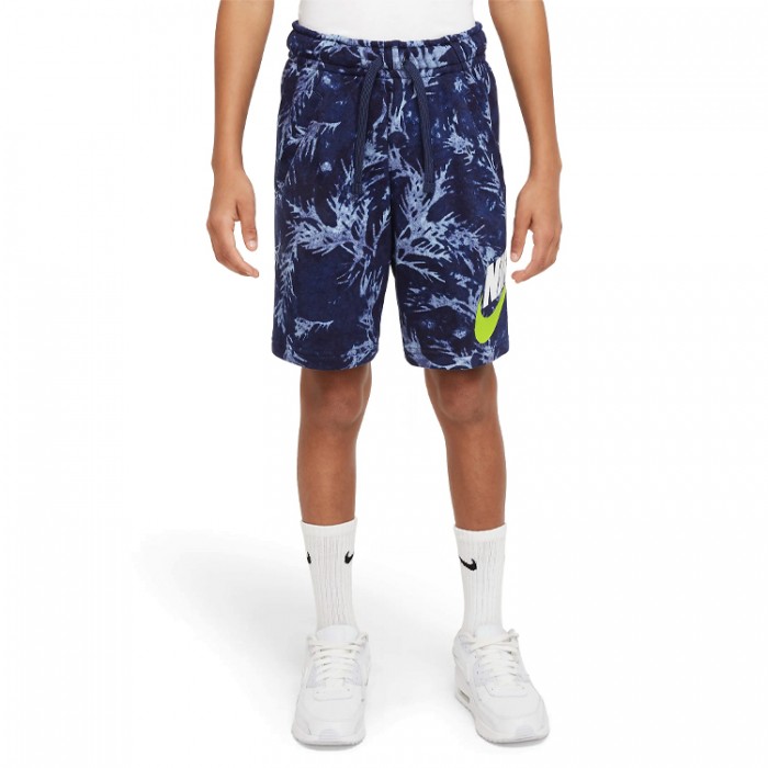Шорты Nike B NSW WASHED AOP FT SHORT DO6493-410