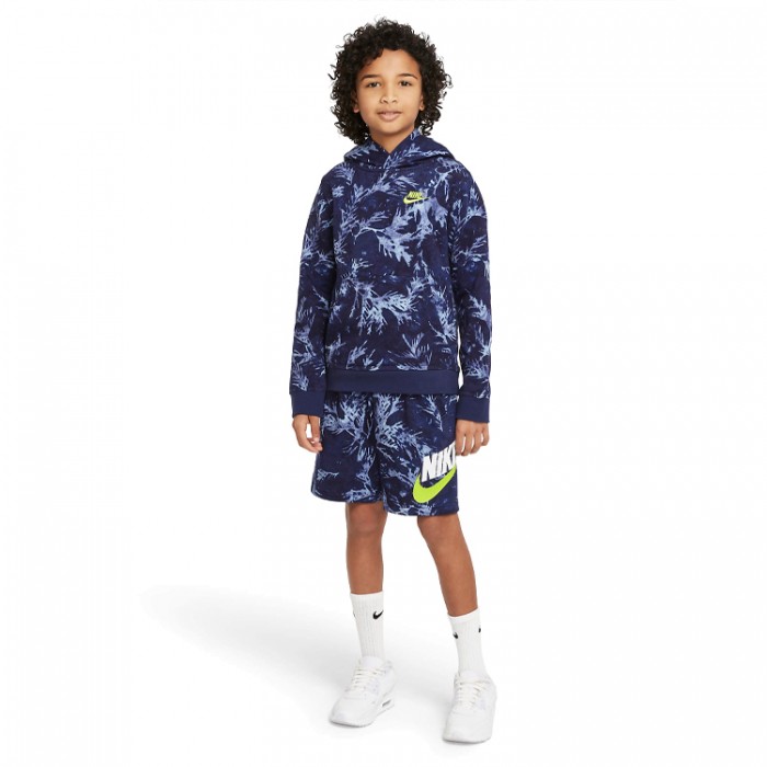 Шорты Nike B NSW WASHED AOP FT SHORT DO6493-410 - 2