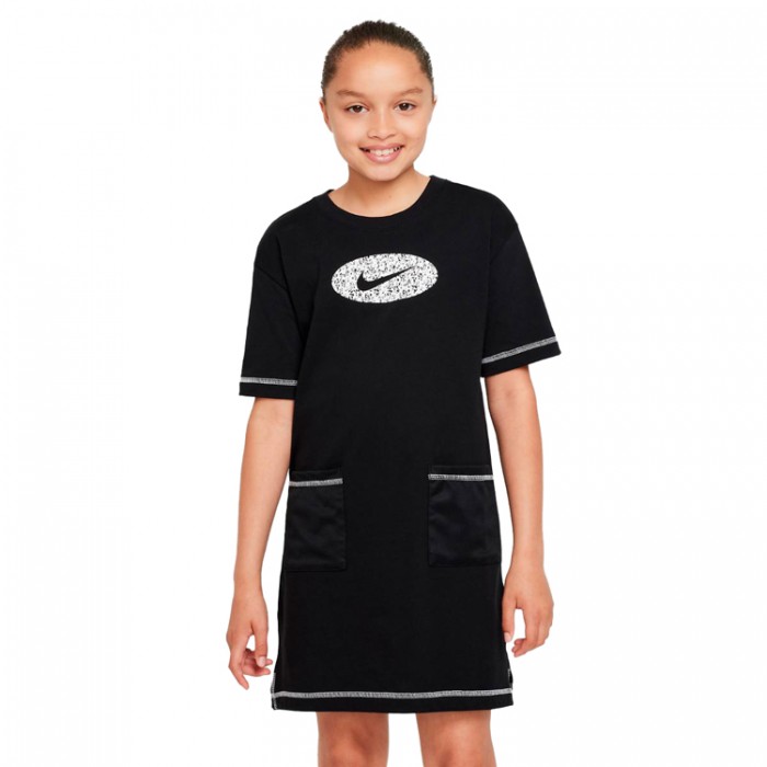 Платье Nike G NSW IC JRSY DRESS 872042 - изображение №5
