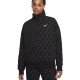 Толстовка Nike W NSW TREND QZ FLC AOP SWOOSH DQ4508-010