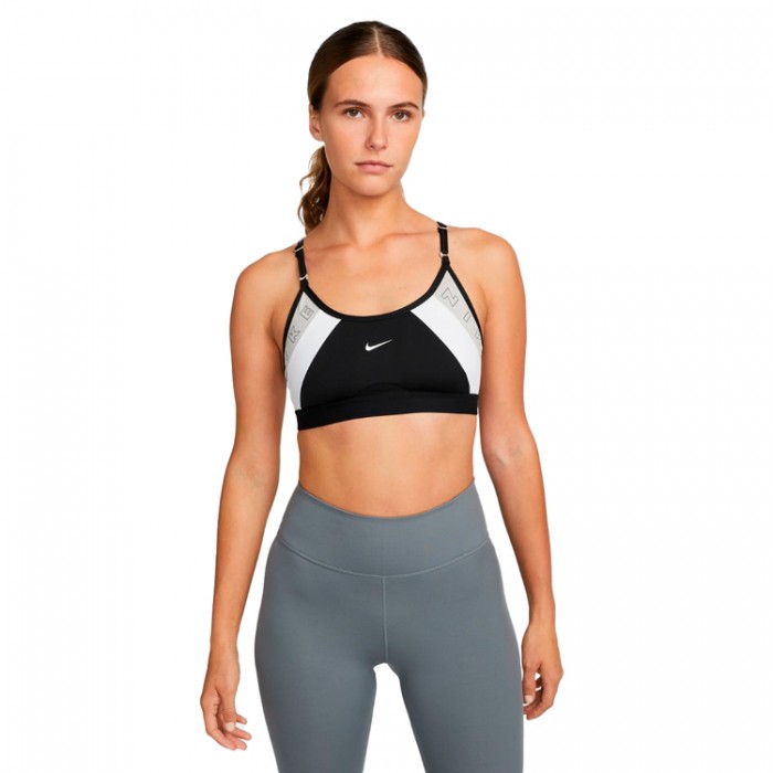 Спортивное бра Nike W NK DF INDY LOGO BRA 6MO DQ5128-010