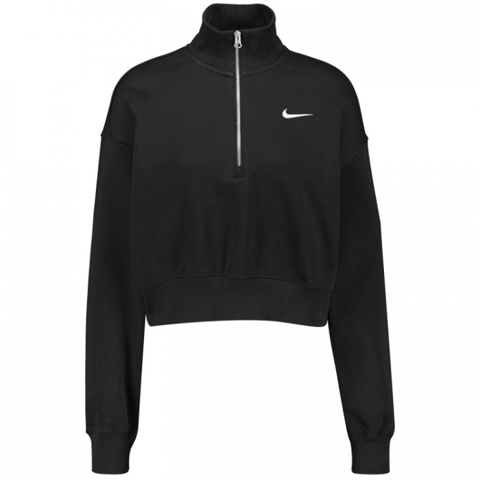 Толстовка Nike W NSW STYLE FLC CROP QZ DQ5767-010