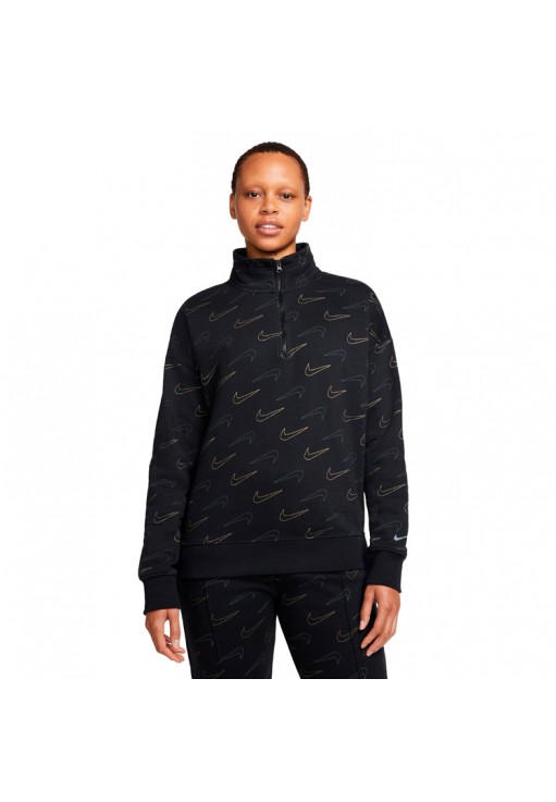 Толстовка Nike W NSW FLC TREND QZ AOP