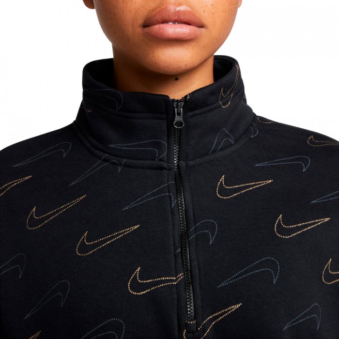 Толстовка Nike W NSW FLC TREND QZ AOP DR8918-010 - 5