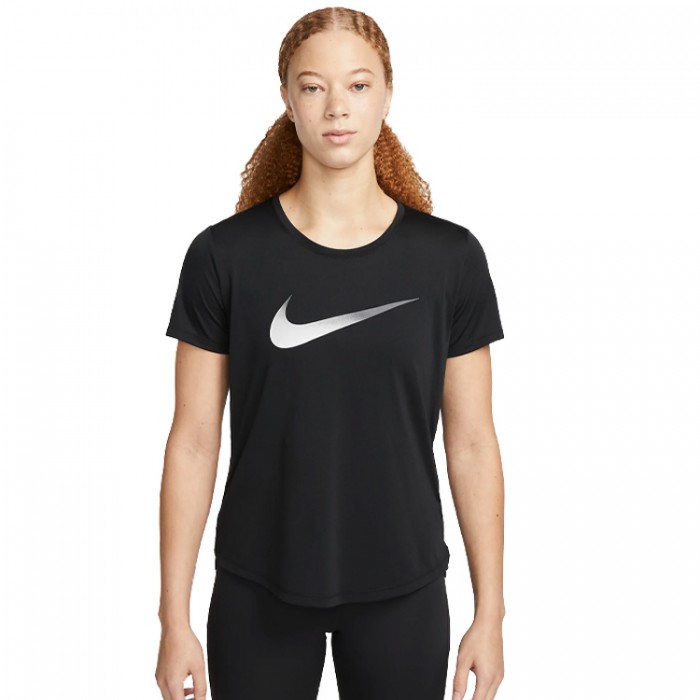 Tricou Nike W NK ONE DF SWSH HBR SS DX1025-010 - imagine №5