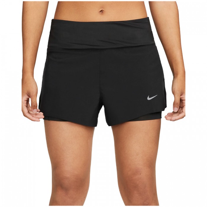 Sorti Nike W NK SWIFT DF MR 3IN 2N1 SHORT DX1029-010