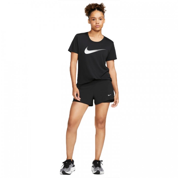 Sorti Nike W NK SWIFT DF MR 3IN 2N1 SHORT DX1029-010 - imagine №3