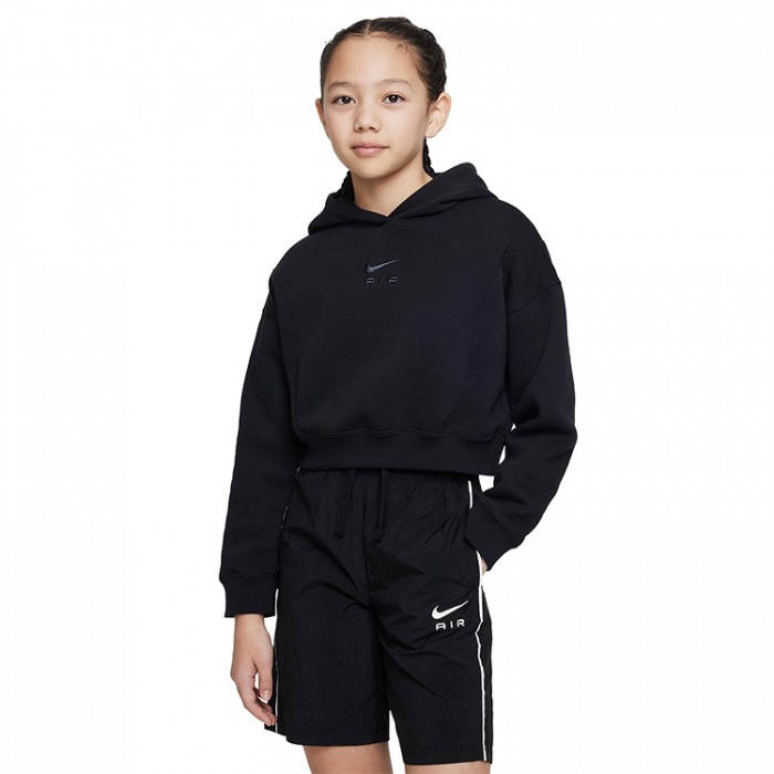 Толстовка Nike G NSW AIR CROP HOODIE DX5008-010 - изображение №2